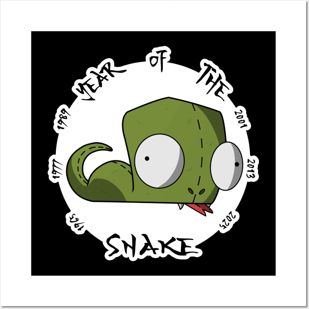 Gir, Year of the Snake Wall Art by Kitsuology